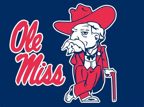 Ole miss rebels old mascot